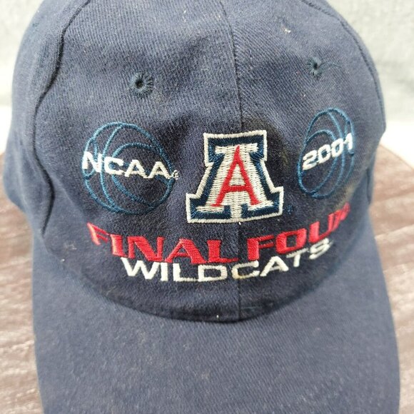 Arizona Wildcats NCAA 2001 Final Four Adjustable Cap Navy Blue Cotton - Picture 7 of 9